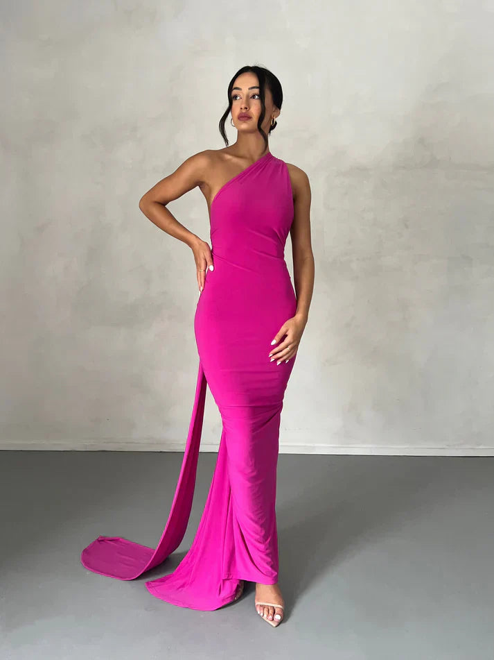 Victoria Maxi Dress - Berry