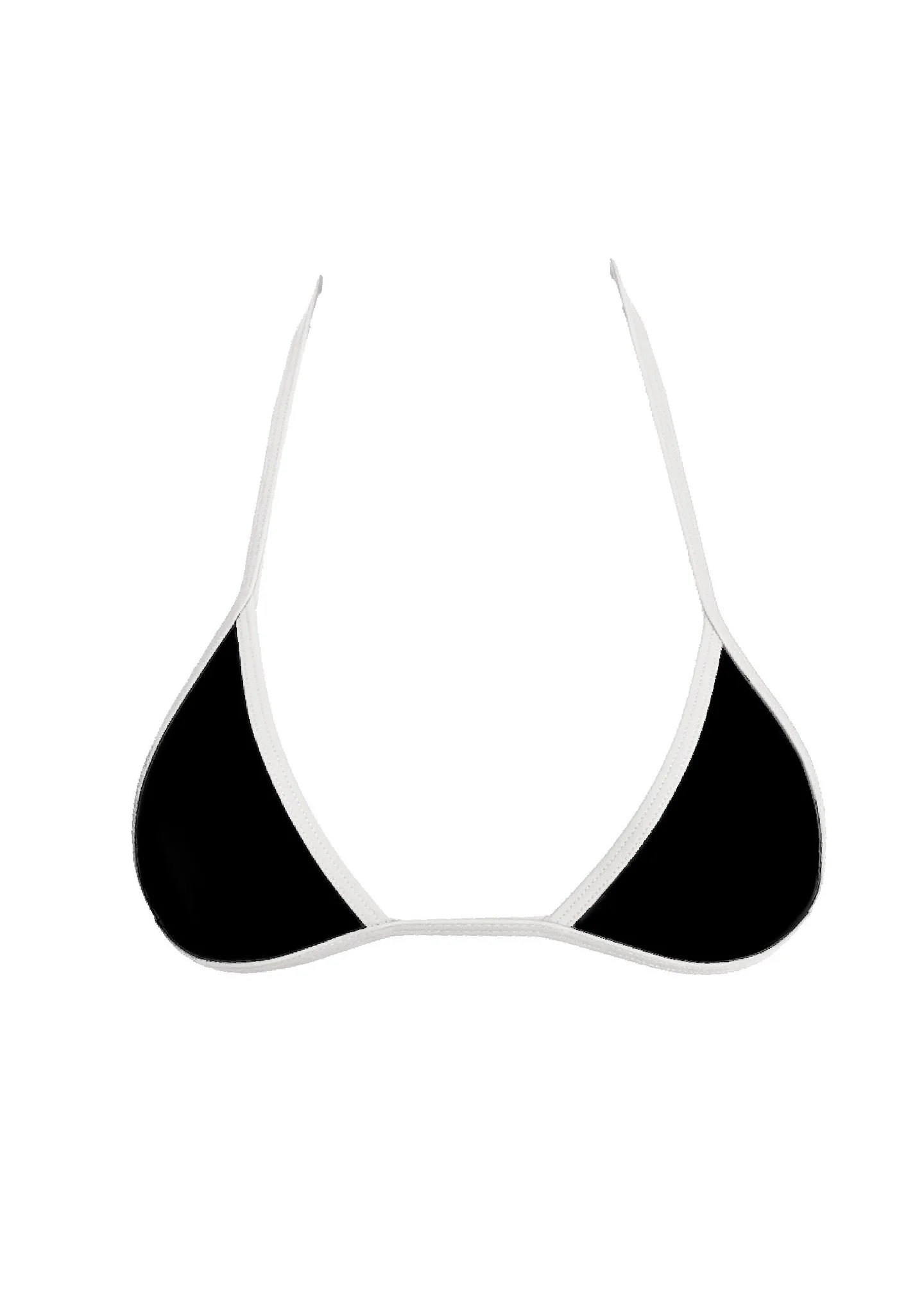 Manhattan Triangle Top - Black & White