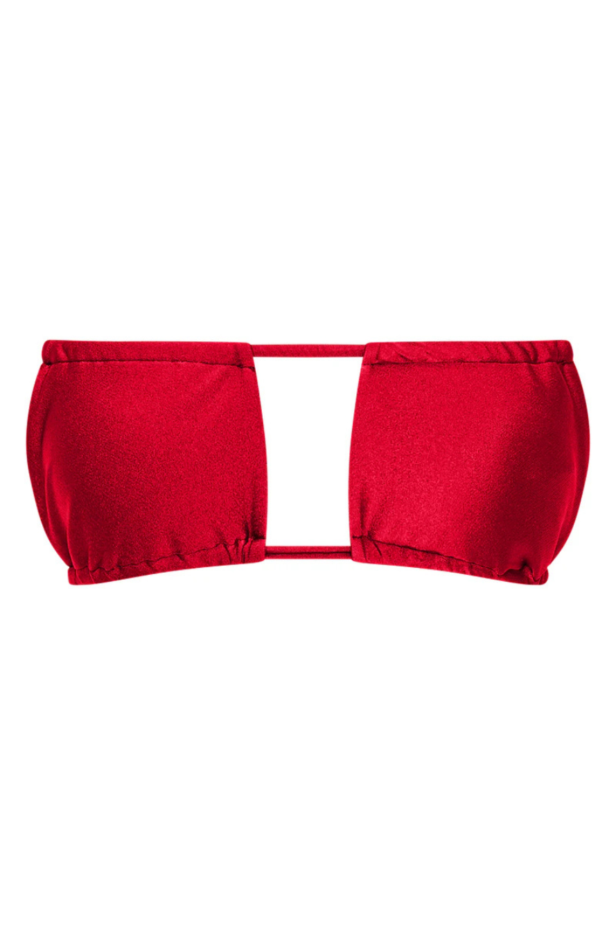 Zaya Cut-Out Triangle Top - Red