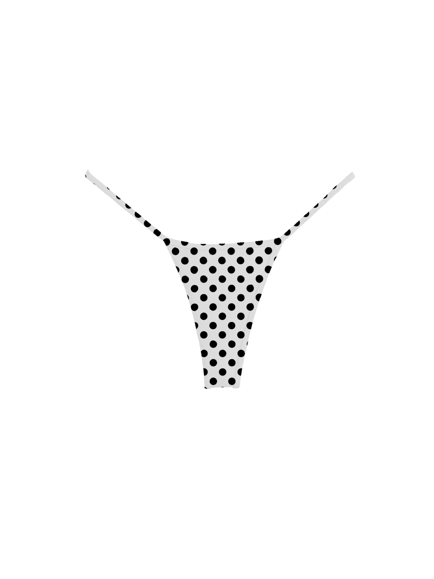 Manhattan Bikini Bottom - Polka Dot White