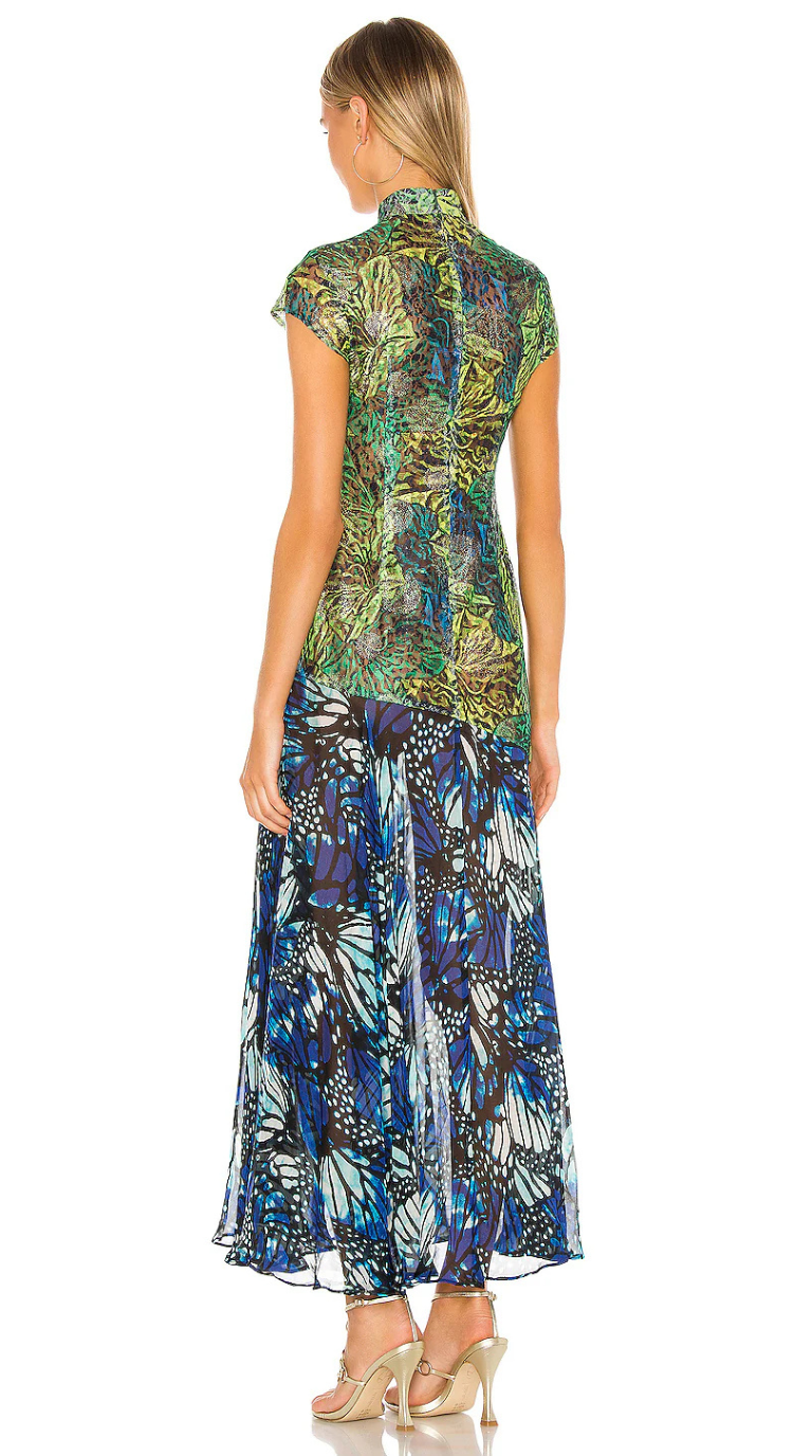 Sienna Lace Butterfly Maxi Dress