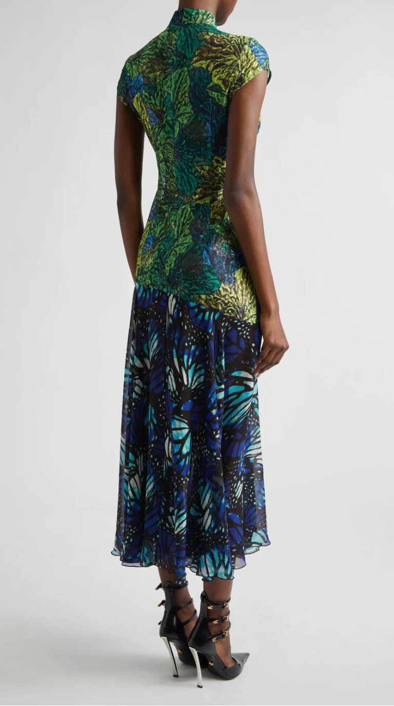 Sienna Lace Butterfly Maxi Dress