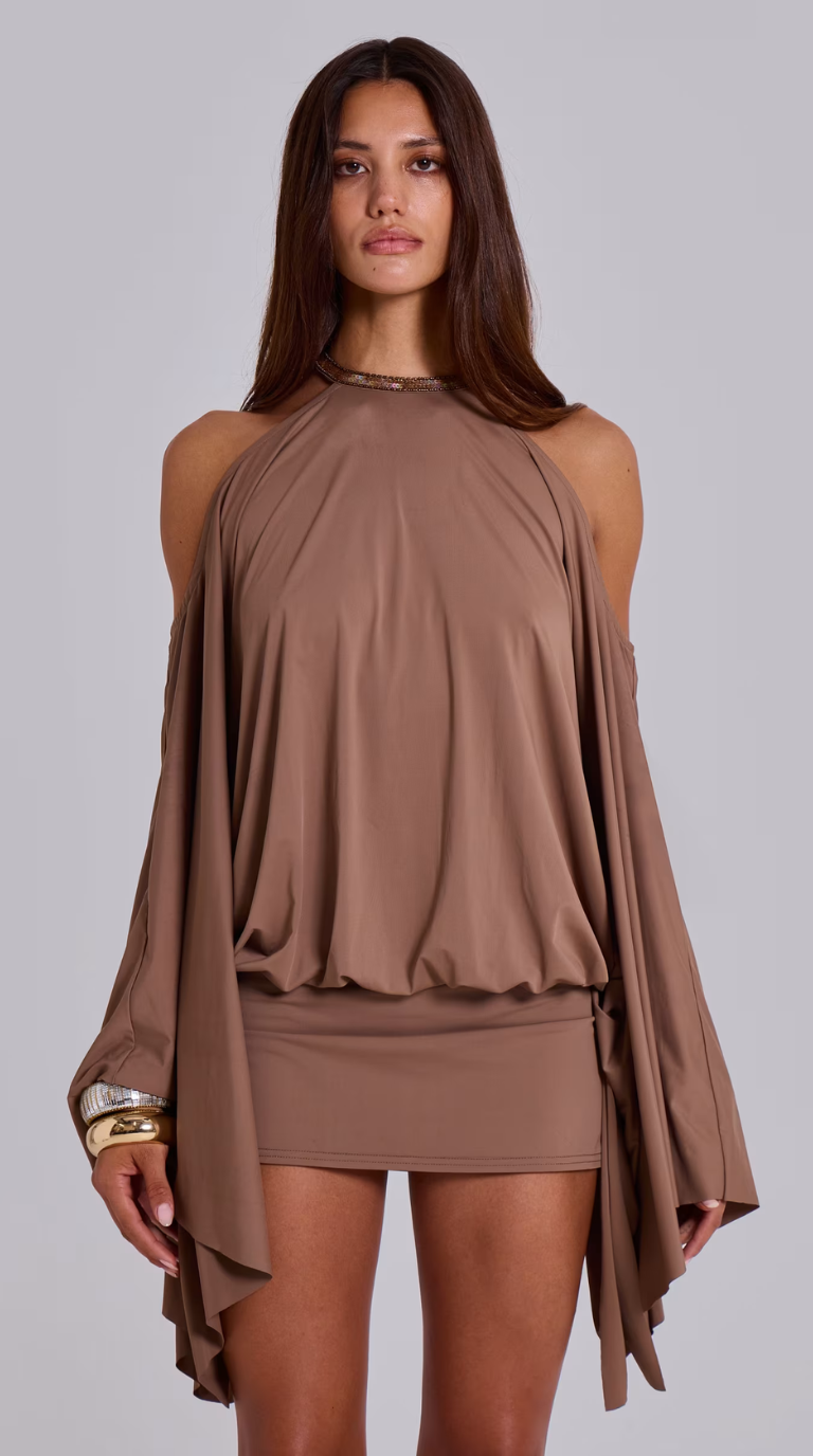 Alessia Embellished Butterfly Mini Dress