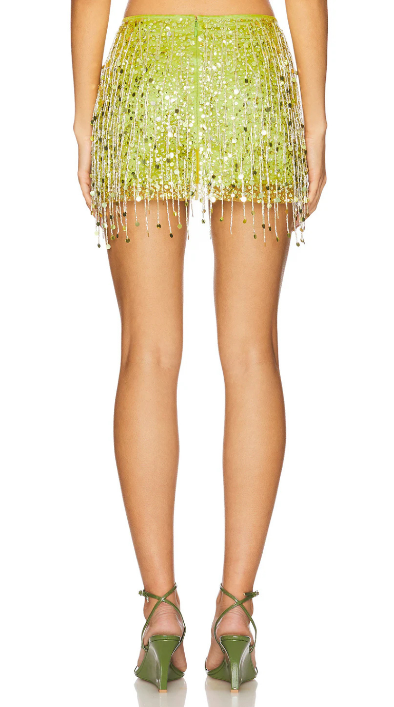 Soraya Hand-Beaded Fringe Set