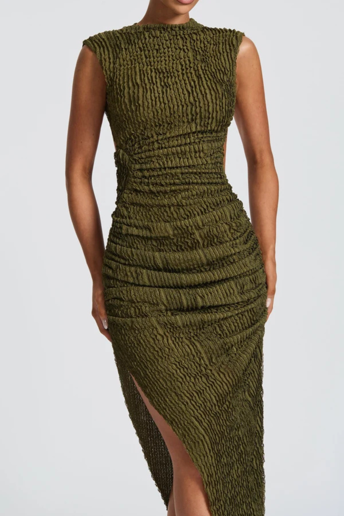 Athena Open Back Midi Dress