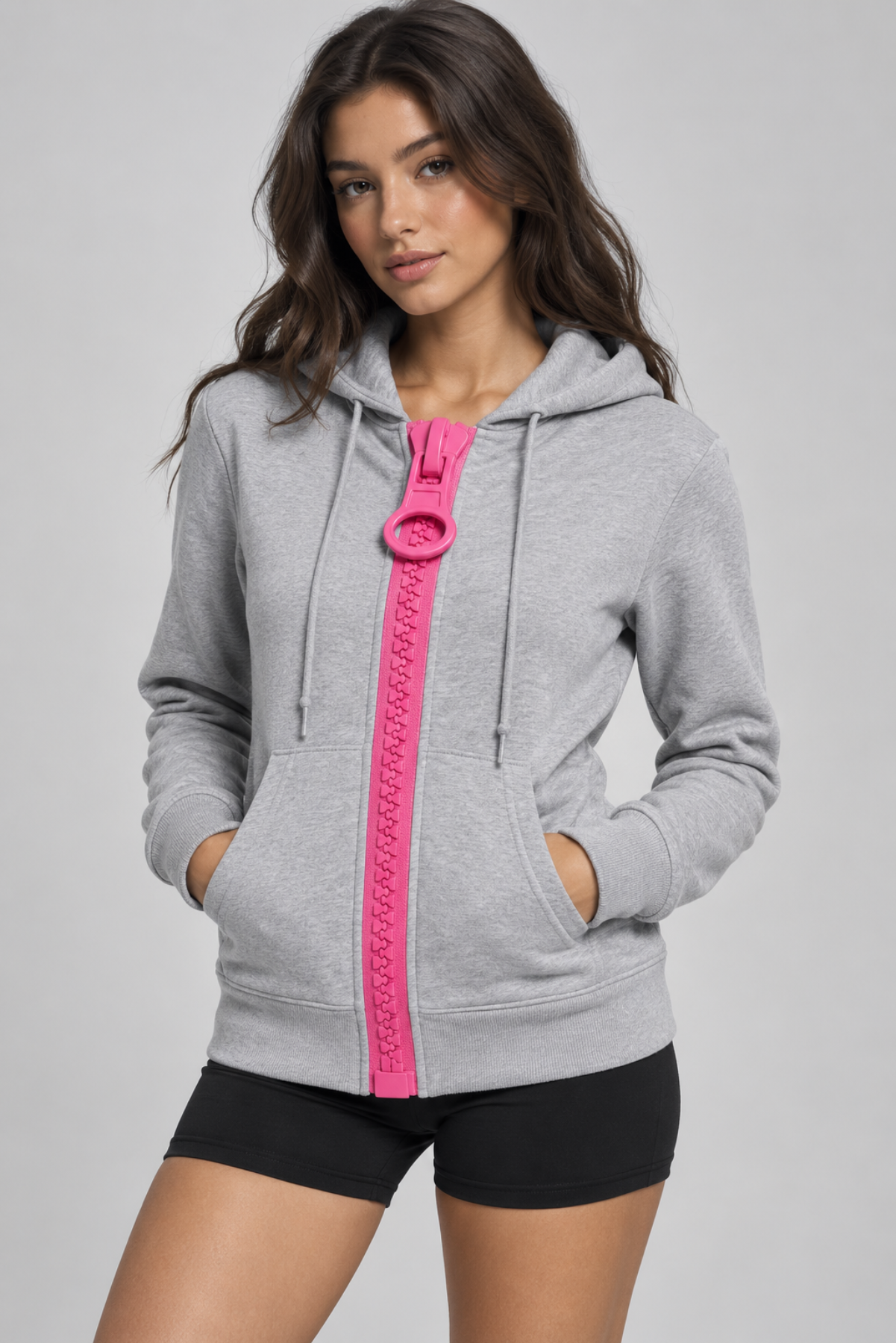 Bubblegum Mega-Zip Hoodie