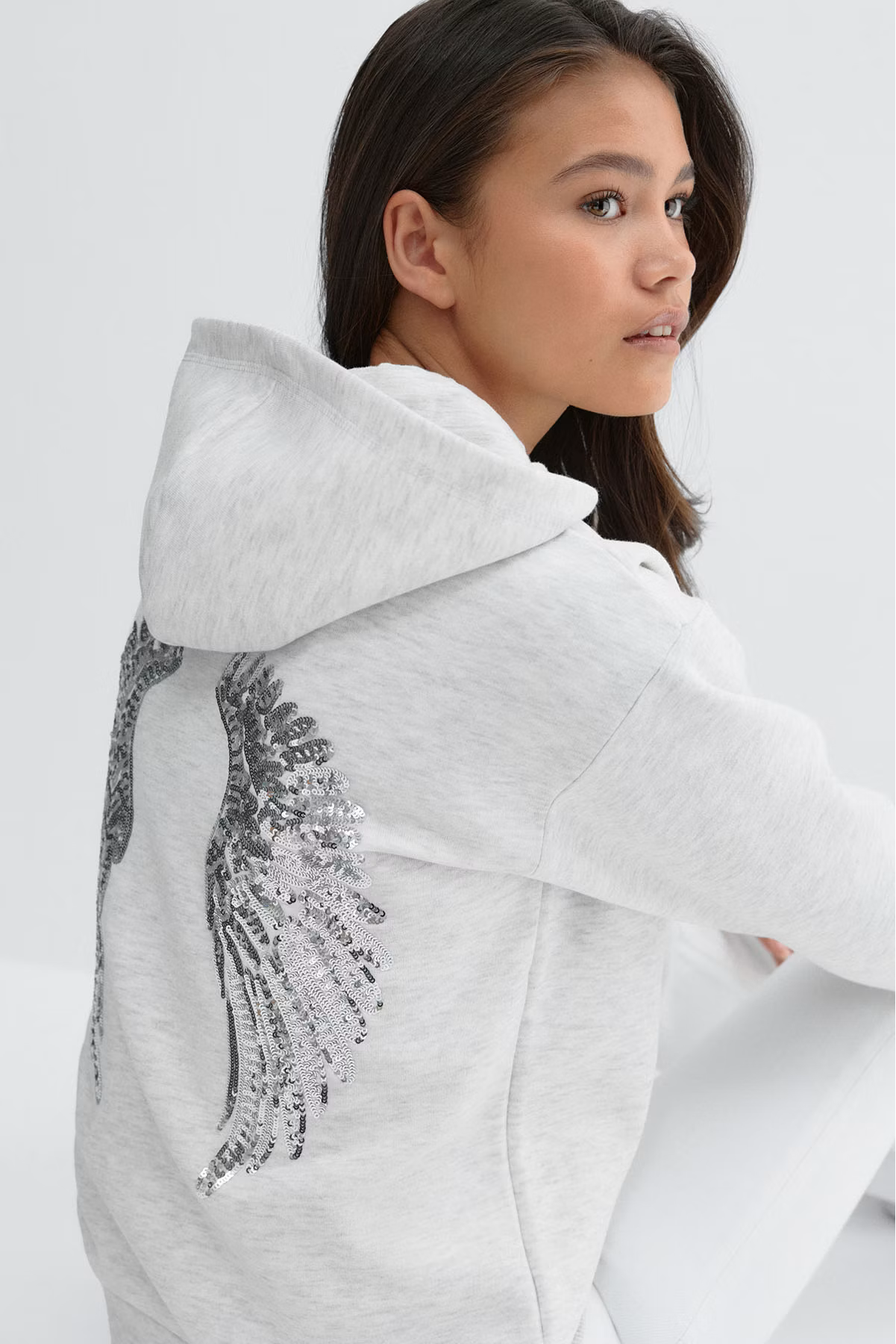 Heaven Sent Angel Wings Oversized Hoodie