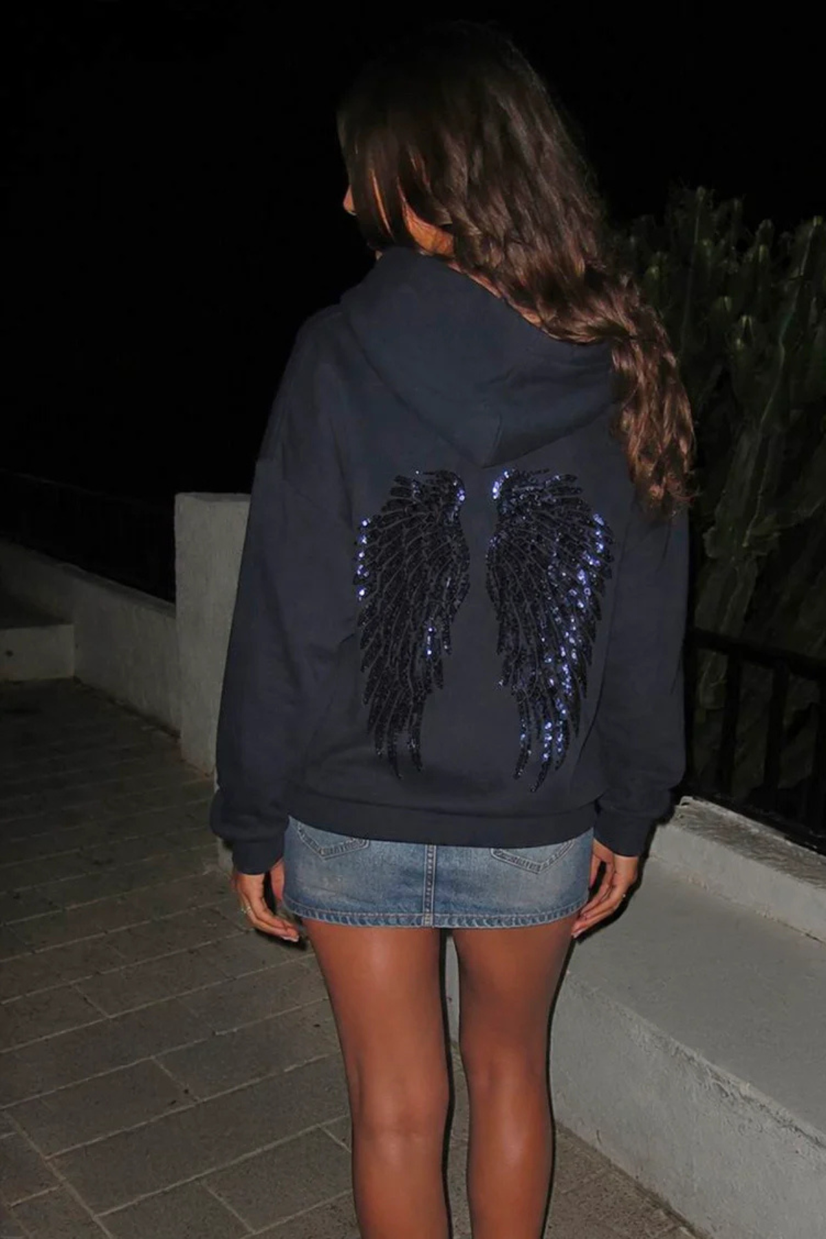 Heaven Sent Angel Wings Oversized Hoodie