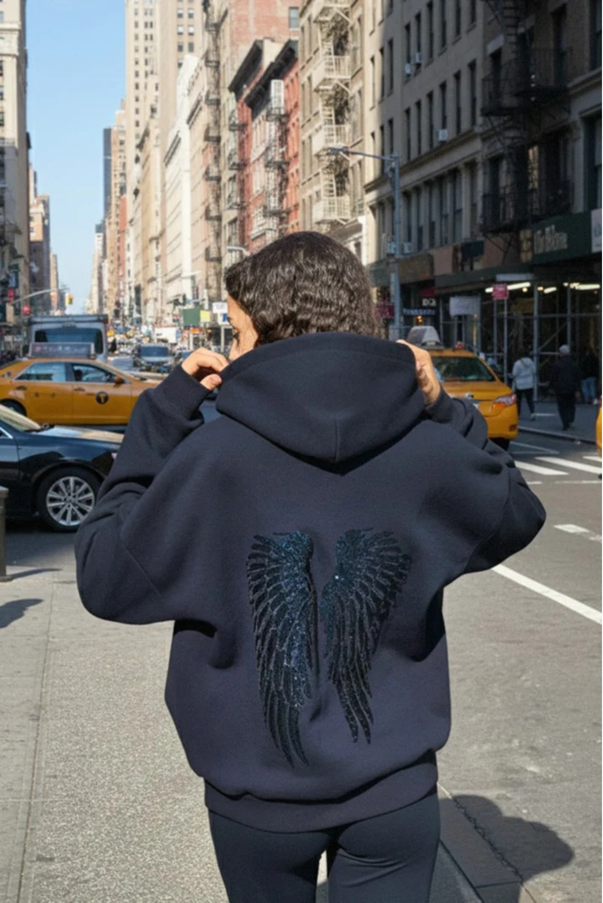 Heaven Sent Angel Wings Oversized Hoodie