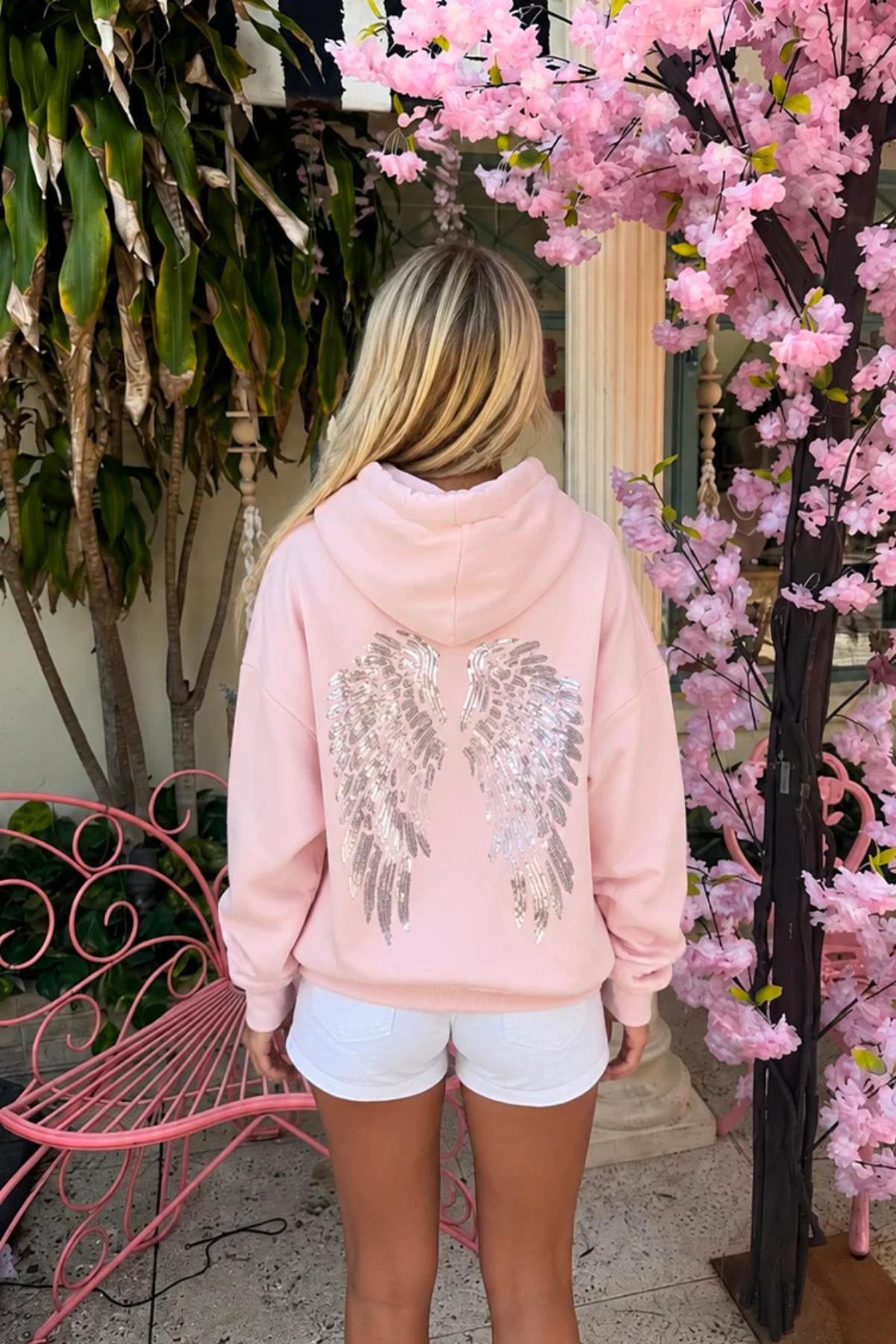 Heaven Sent Angel Wings Oversized Hoodie