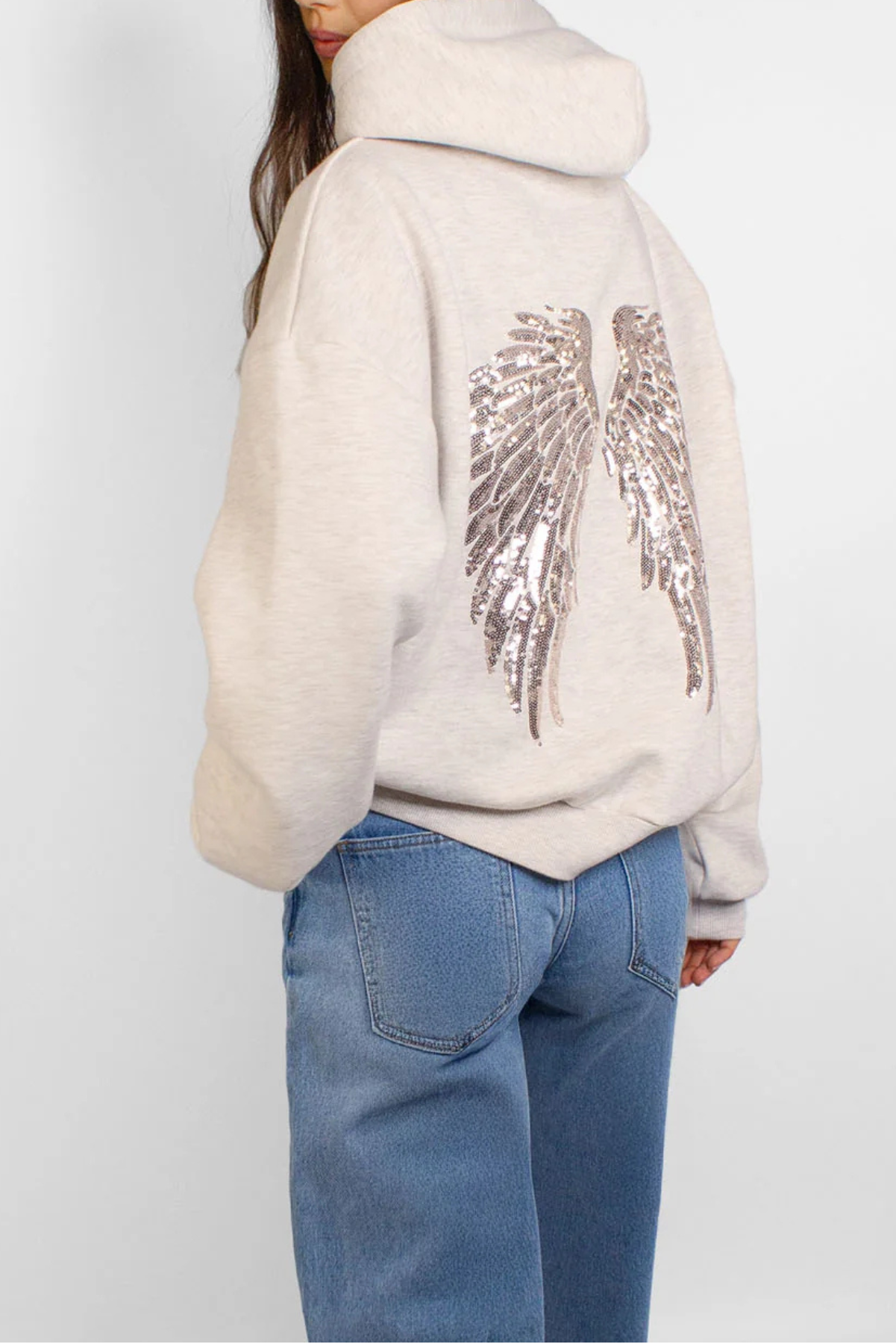 Heaven Sent Angel Wings Oversized Hoodie