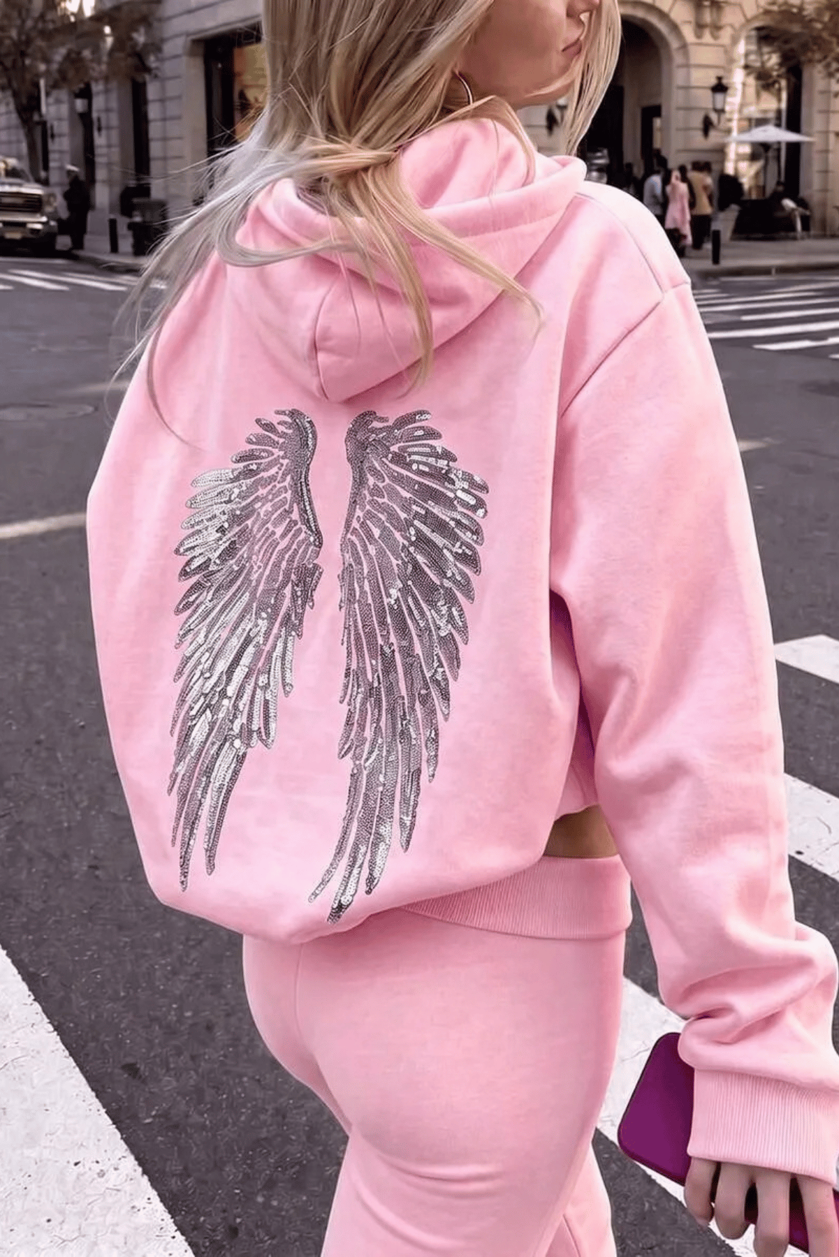 Heaven Sent Angel Wings Oversized Hoodie