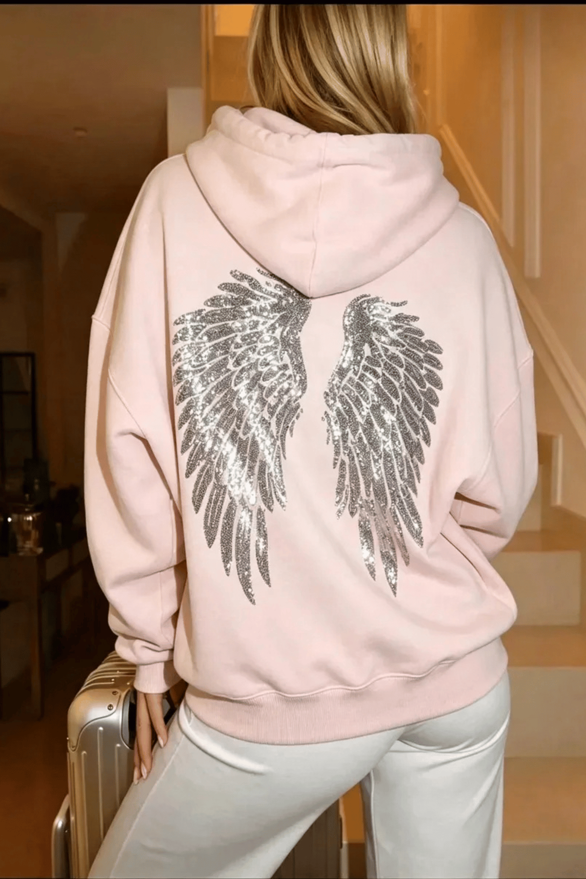 Heaven Sent Angel Wings Oversized Hoodie
