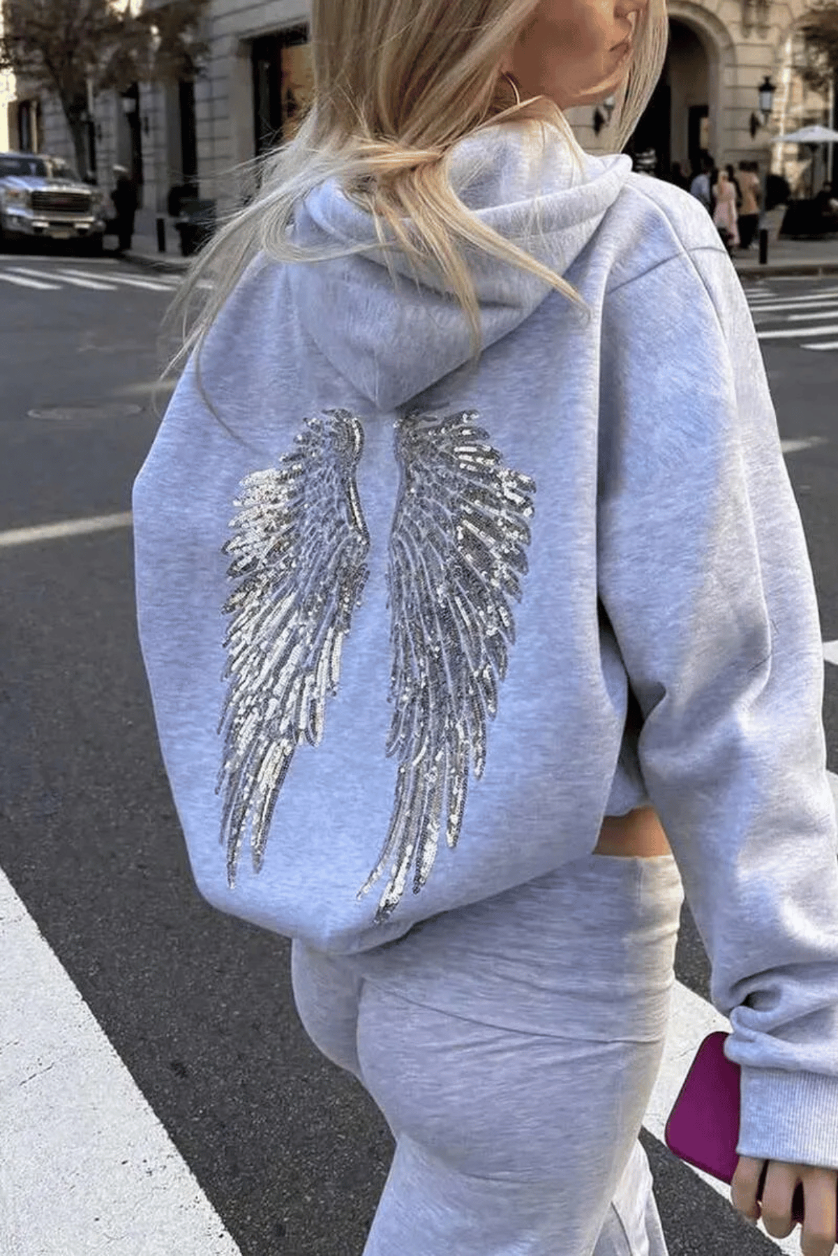 Heaven Sent Angel Wings Oversized Hoodie