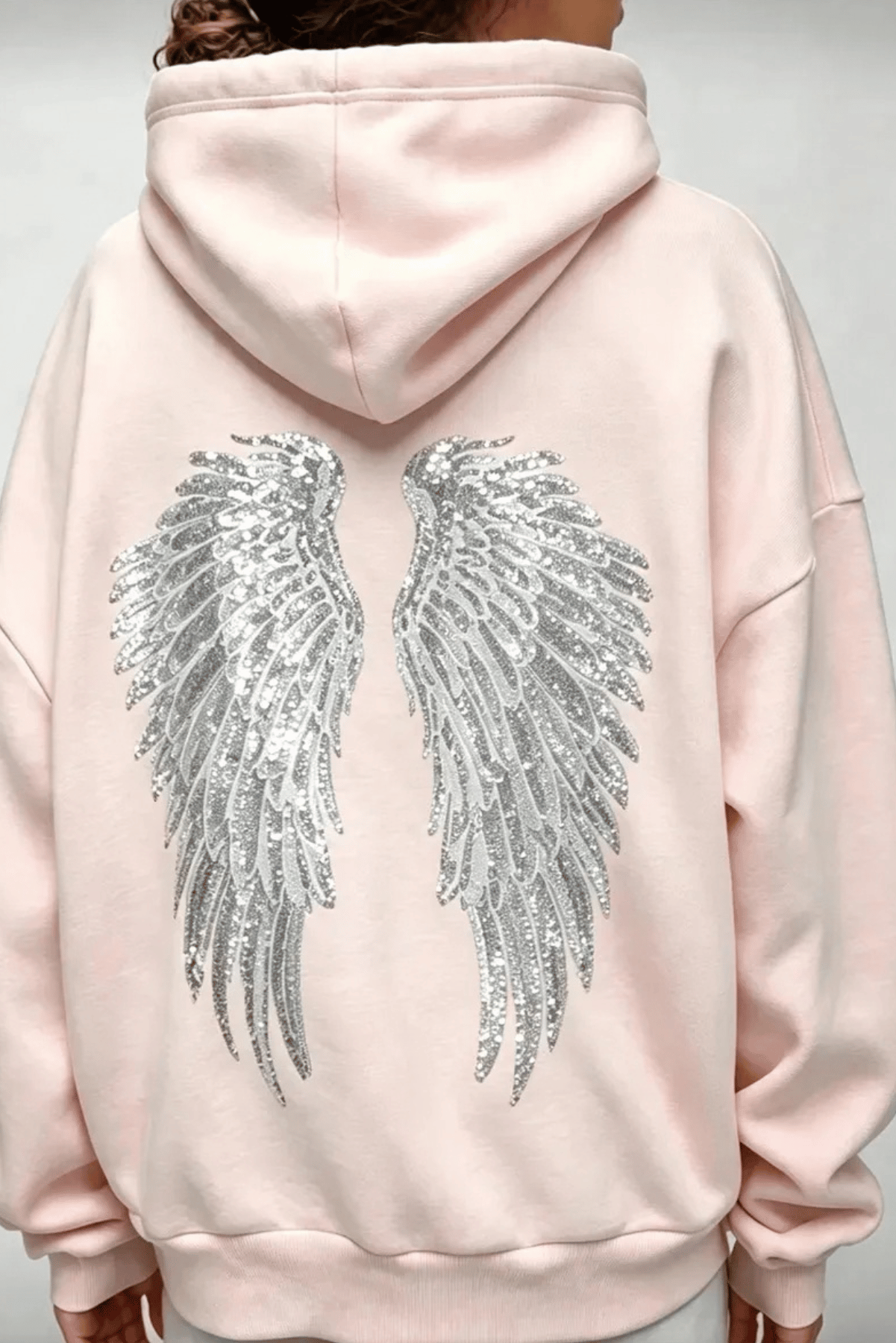 Heaven Sent Angel Wings Oversized Hoodie