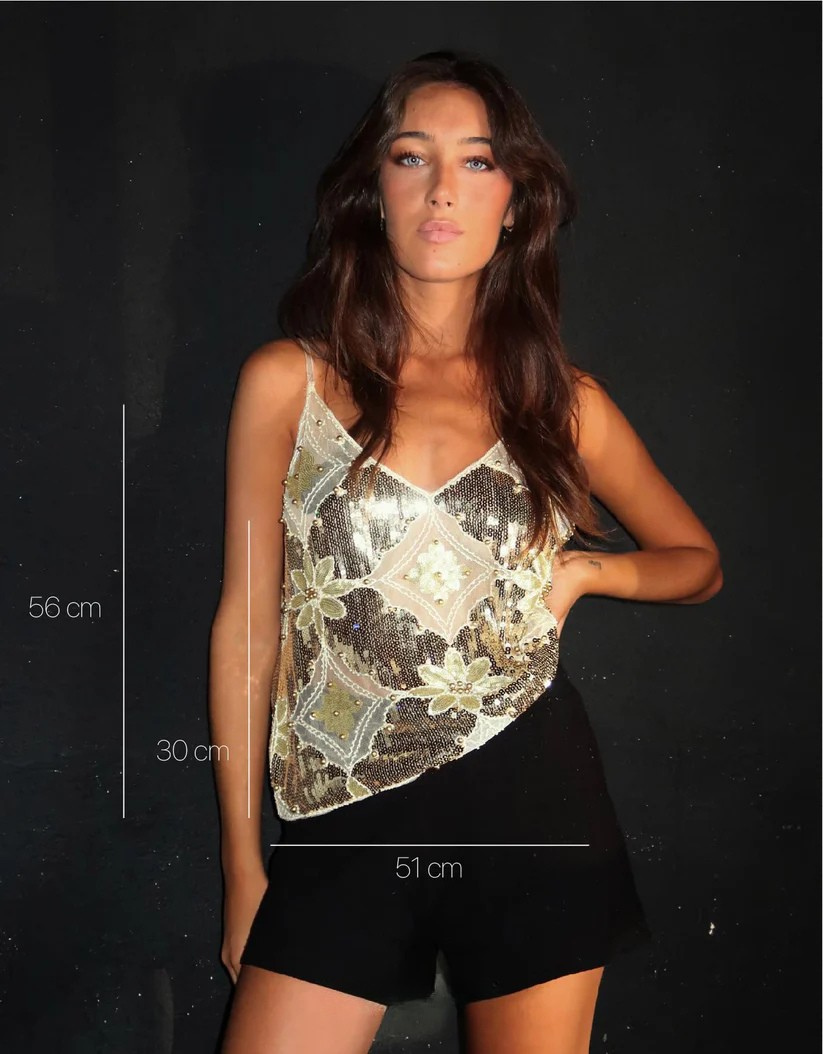 Georgia Top - Gold