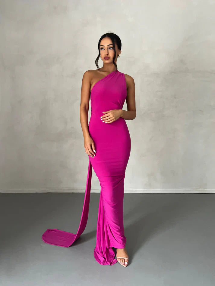 Victoria Maxi Dress - Berry