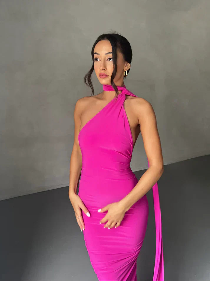 Victoria Maxi Dress - Berry