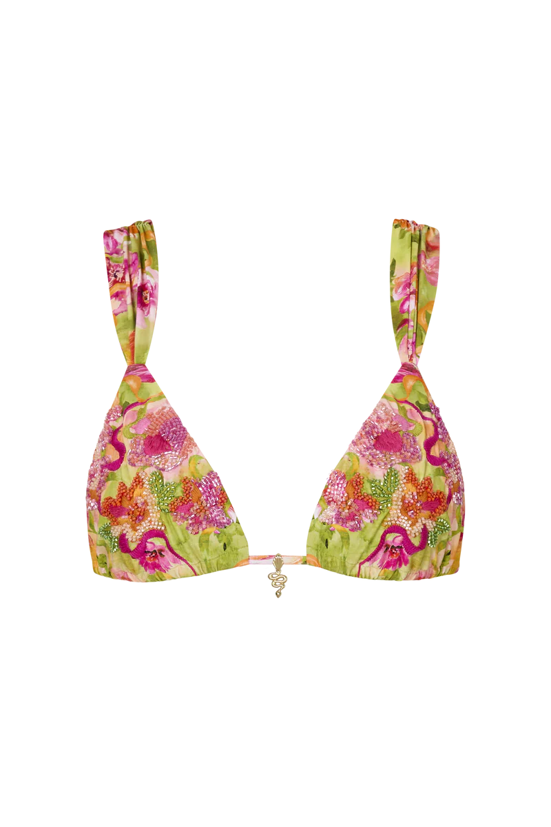 Valencia Wide-Strap Triangle Bikini Top