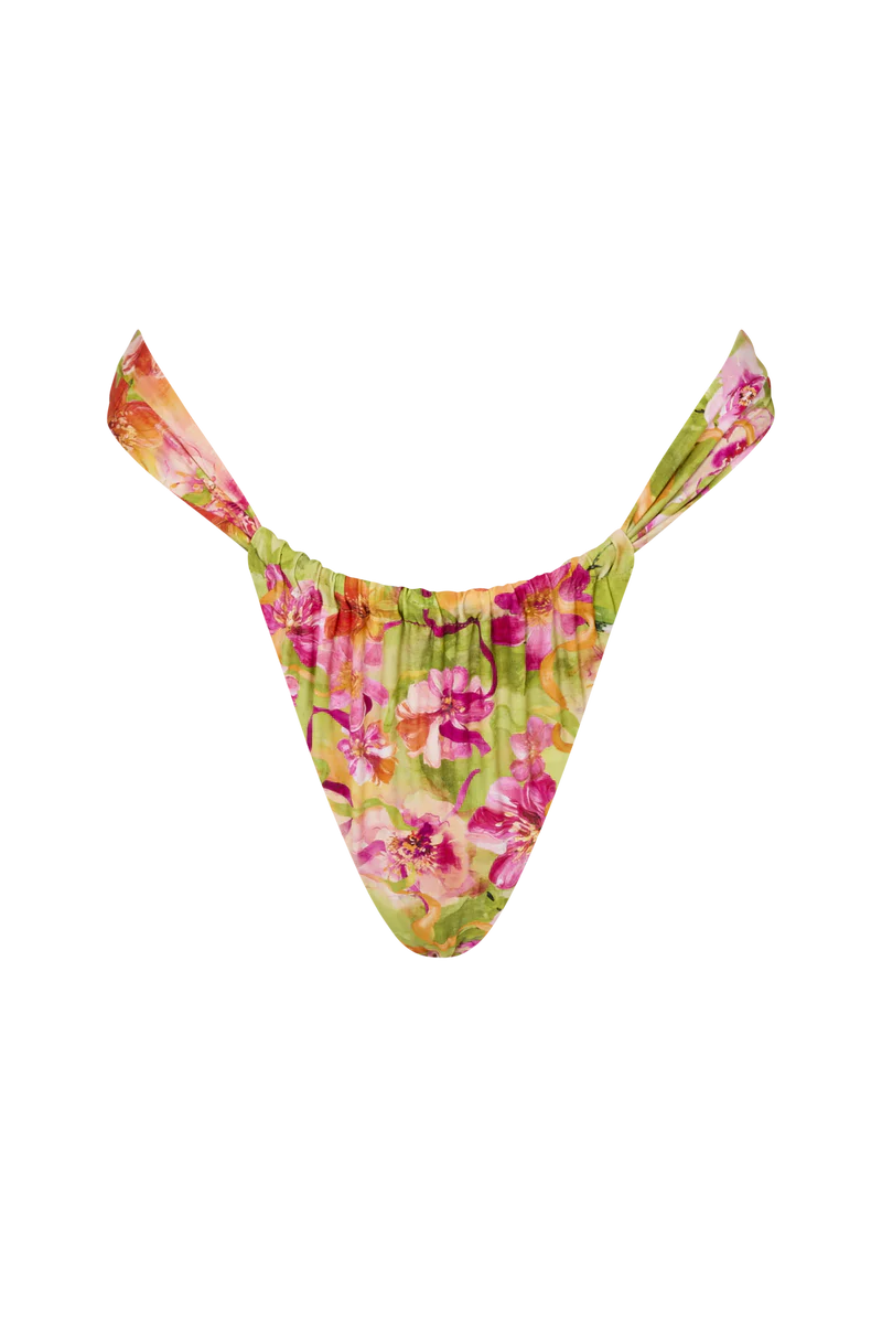 Valencia Ruched Cheeky Bikini Bottom