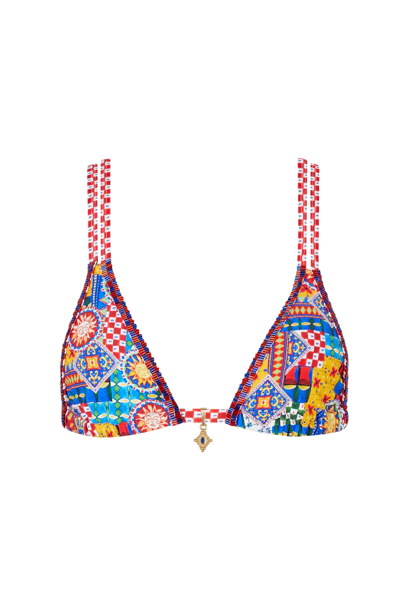 Riviera Fixed Triangle Bikini Top
