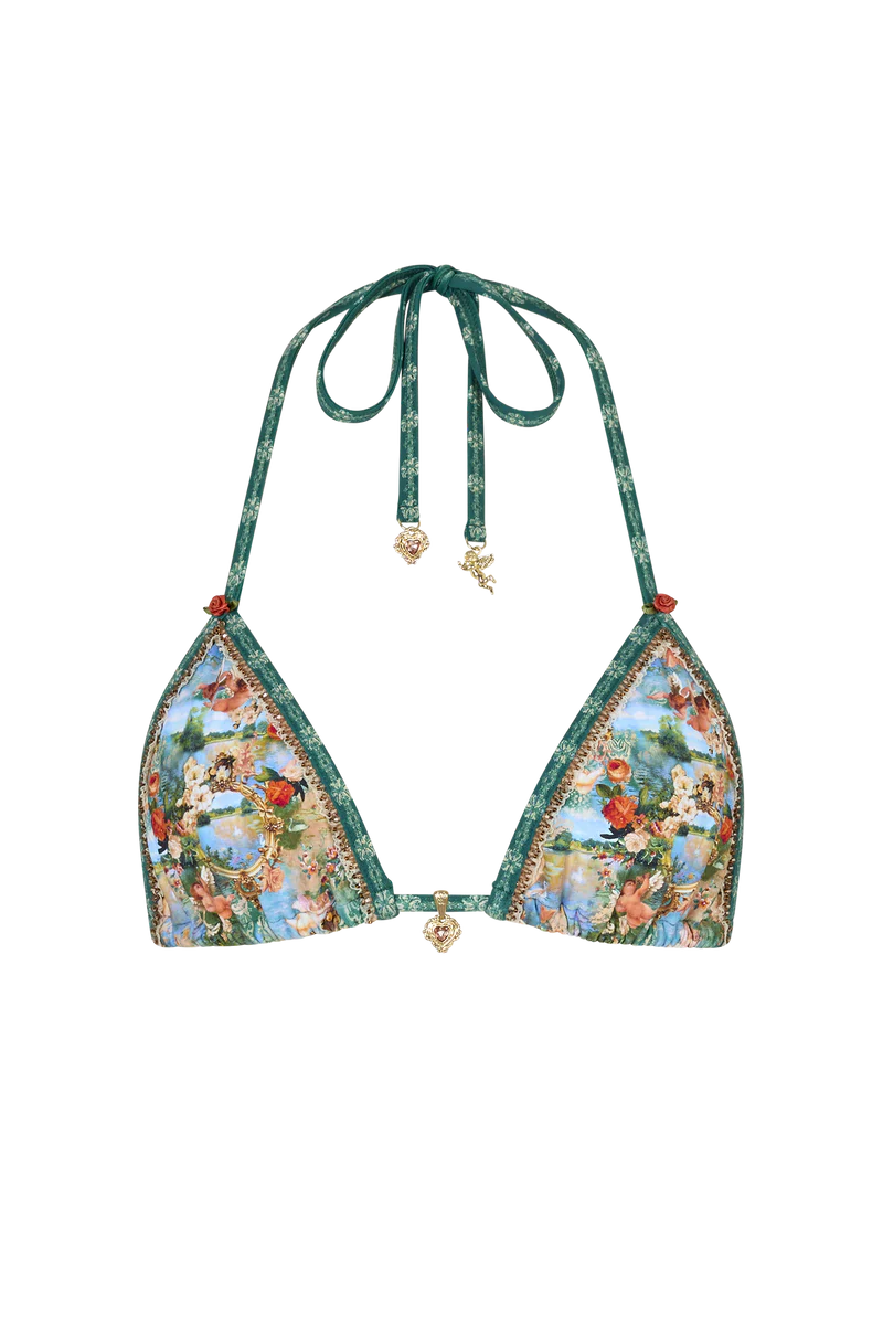 Monaco Tie-Up Triangle Bikini Top
