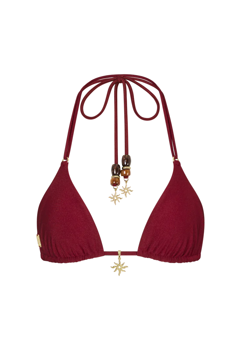 Solara Triangle Halter Bikini Top