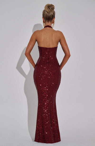 Coco Maxi Dress - Wine