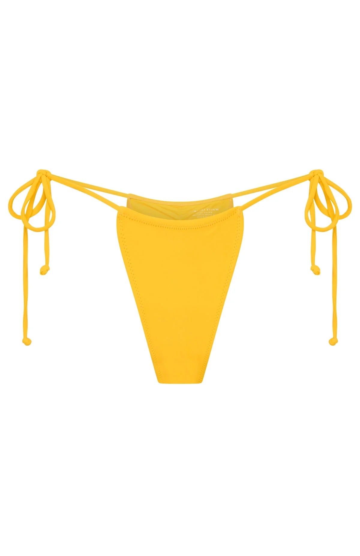 Rio Tie Side Bikini Bottom – Mango Yellow