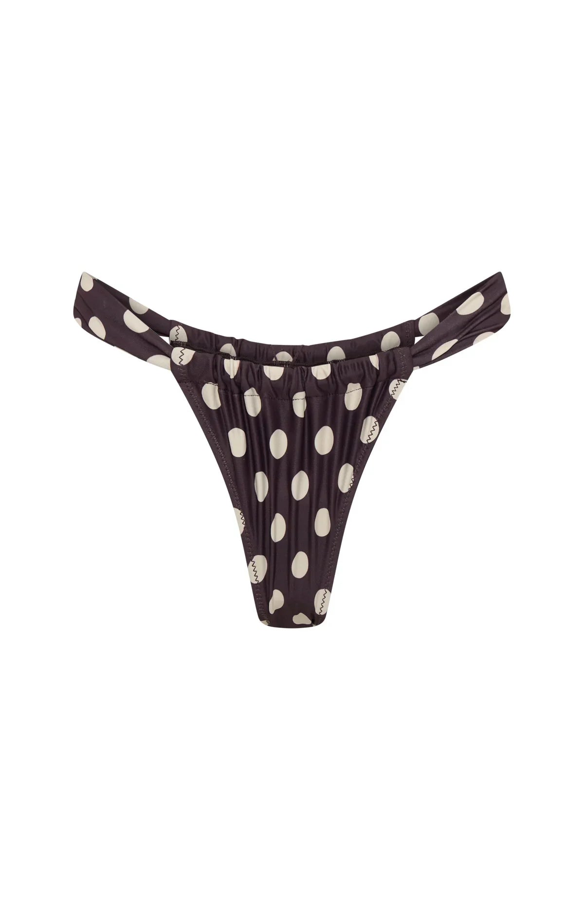 Monaco Polka Scrunch Brazilian Bikini Bottom